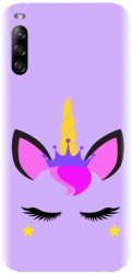 Husa din silicon compatibila cu Sony Xperia L4 - model Unicorn Shine 