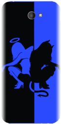 Husa din silicon compatibila cu Sony Xperia M2 - model Angel Devil 