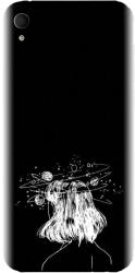 Husa din silicon compatibila cu Sony Xperia M4 - model Line Art Dreamer 