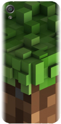 Husa din silicon compatibila cu Sony Xperia X - model Minecraft 