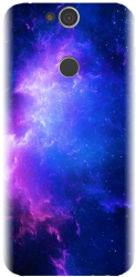Husa din silicon compatibila cu Sony Xperia XA2 PLUS - model Purple Space Nebula 