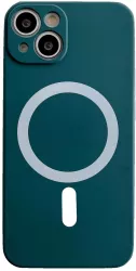 Husa MagSafe pentru Apple iPhone 13 Pro Silicon Protectie pentru camera Magnetica Incarcare Wireless Flippy Verde 