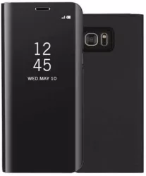 Husa Oppo Reno 3 Pro Flip Cover Oglinda Negru 