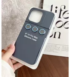 Husa protectie pentru Apple iPhone 13 Liquid Silicone Flippy protectie camera design modern rezistenta la impact negru 