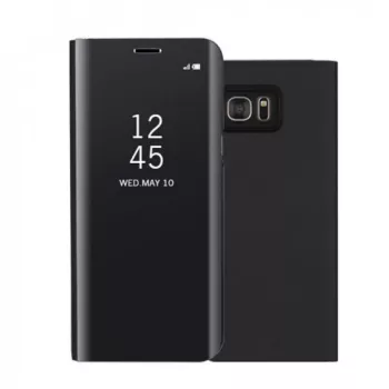 Husa Samsung Galaxy A50 Flip Cover Oglinda Negru 