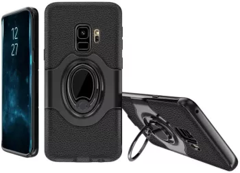 Husa Samsung Galaxy S9 Ipaky Ring Negru 