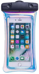Husa subacvatica Holografica Waterproof Flippy Snowproof Universala Impermeabila cu Snur pentru telefon sau documente Negru 