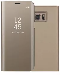 Husa Xiaomi Redmi Note 8 Pro Flip Cover Oglinda Auriu 