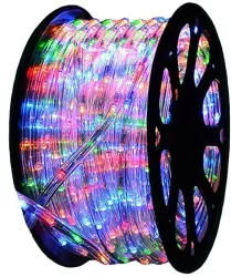 Instalatie Craciun 38 m 912 Led-uri Furtun Luminos Multicolor Transformator 8 jocuri de lumini Sectionabila 220 V Flippy 