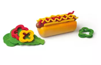 Joc de preparat Hotdog Woodyland din lemn 