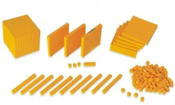 Joc educativ Baza 10 Set 121 piese la cutie Miniland 