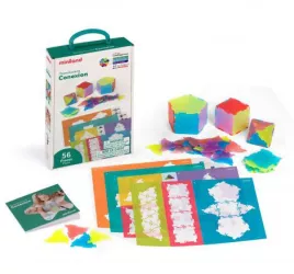 Joc educativ conexion 56 cu piese translucide 