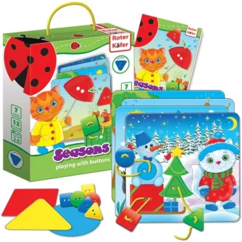 Joc educativ cu nasturi Anotimpuri Roter Kafer RK6101-08 