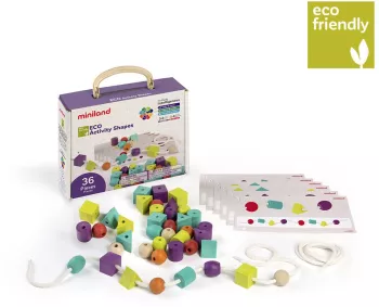 Joc educativ de insirat eco forme geometrice 