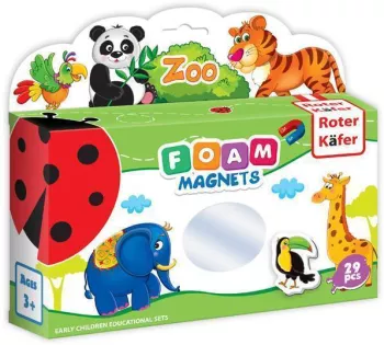 Joc educativ Lumea in Magneti - Gradina Zoologica Roter Kafer RK2101-02 