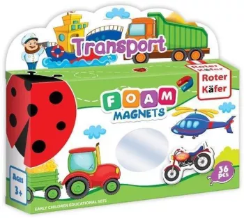 Joc educativ Lumea in Magneti - Mijloace de Transport Roter Kafer RK3030-02 