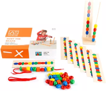 Joc educativ sorteaza margelele 