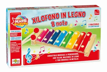Jucarie bebe Xilofon lemn 8 note 