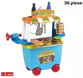 Jucarie de rol - Carucior de hamburgeri 