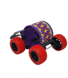 Jucarie Skateboard flexibil cu roti rosii 