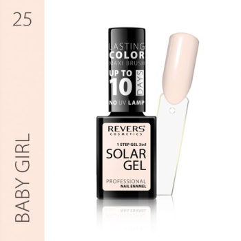 Lac de unghii Solar Gel Revers 12 ml nude nr 25 baby girl 