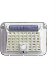 Lampa solara de perete Flippy 90 LED-uri SMD senzor de miscare IP65 1200mAh material ABS lumina alb rece alb 