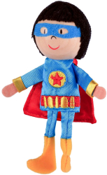 Marioneta pentru deget Baiat Supererou Fiesta Crafts FCG-1053 