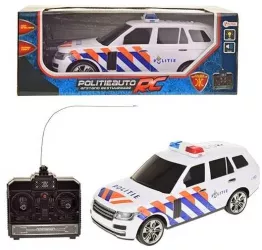 Masina de Politie cu Telecomanda Sunete si Lumini Toi-Toys TT14071A 