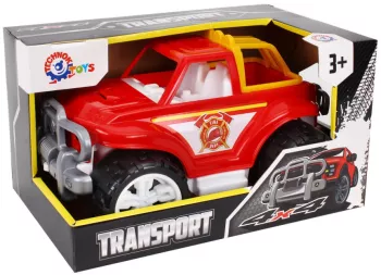 Masinuta de pompieri SUV 4x4 TechnoK in cutie 