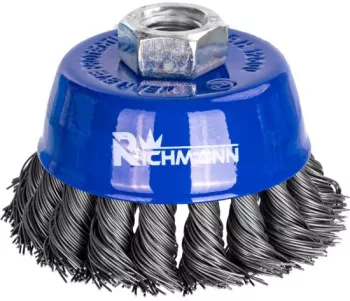 Perie sarma otel tip cupa cu toroane M14 80 mm Richmann  