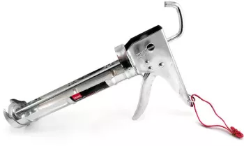 Pistol presa cartus  silicon otel cromat tija zimtata 300 ml Beorol