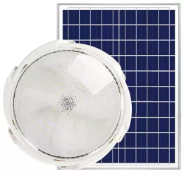 Plafoniera solara Flippy 300 W diametru 360 MM cu telecomanda alb rece 
