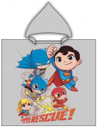 Poncho cu gluga Batman DC Heroes Unite 55x110 cm Fast Dry SunCity AMY988426