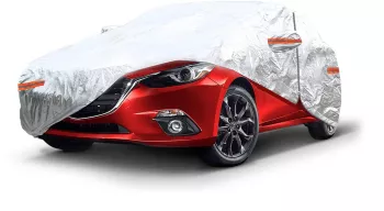 Prelata pentru Autoturisme culoare argintie marimea L 480 x 180 x 120cm 
