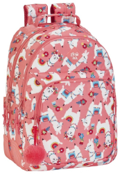 Rucsac dublu Glowlab Lama scoala 42 cm 