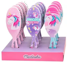 Set 12 perii de par pentru fetite roz Unicorn Dreams Martinelia 20291R 