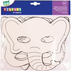 Set 16 masti de colorat forme cu diverse animale carton fsc