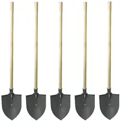 Set 5 harleti profi cu coada lemn 21.5x30.5  cm 