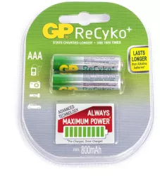 Set acumulatori AAA R3 NiMH ReCyko 850mAh 2buc/blister GP 