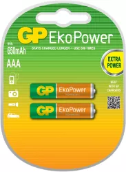 Set acumulatori R3 AAA 650mAh NiMH Eko 2buc/blister GP 