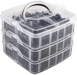 Set cleme - clipsuri reconditionare auto 620 piese diferite modele 