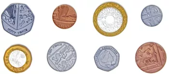 Set cu 700 monede de jucarie lire