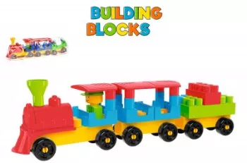 Set cuburi de construit TechnoK trenulet 