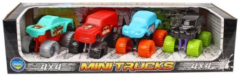 Set de 4 mini vehicule TechnoK masinute de teren 