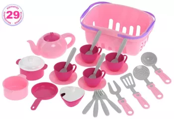 Set de ceai 4 persoane TechnoK in cos 