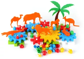 Set de constructie safari TechnoK 66 de piese 