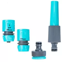 Set de stropit duza furtun cu accesorii 4  piese 1/2 Richmann 