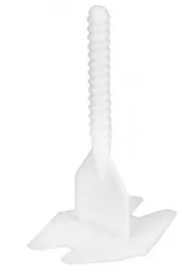 Set distantiere pentru sistem de nivelare si aliniere a placilor ceramice LS122 alb set 100 buc 1 mm 