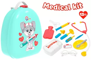 Set medical cu 13 accesorii TechnoK in gentuta tip rucsac 