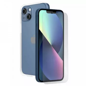 Set protectie 360 Flippy environment Mobile pentru iPhone 14 Pro Max protectie ecran spate laterale Transparent 
